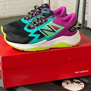 New Balance Kids Sneakers - Black, Purple, and Green